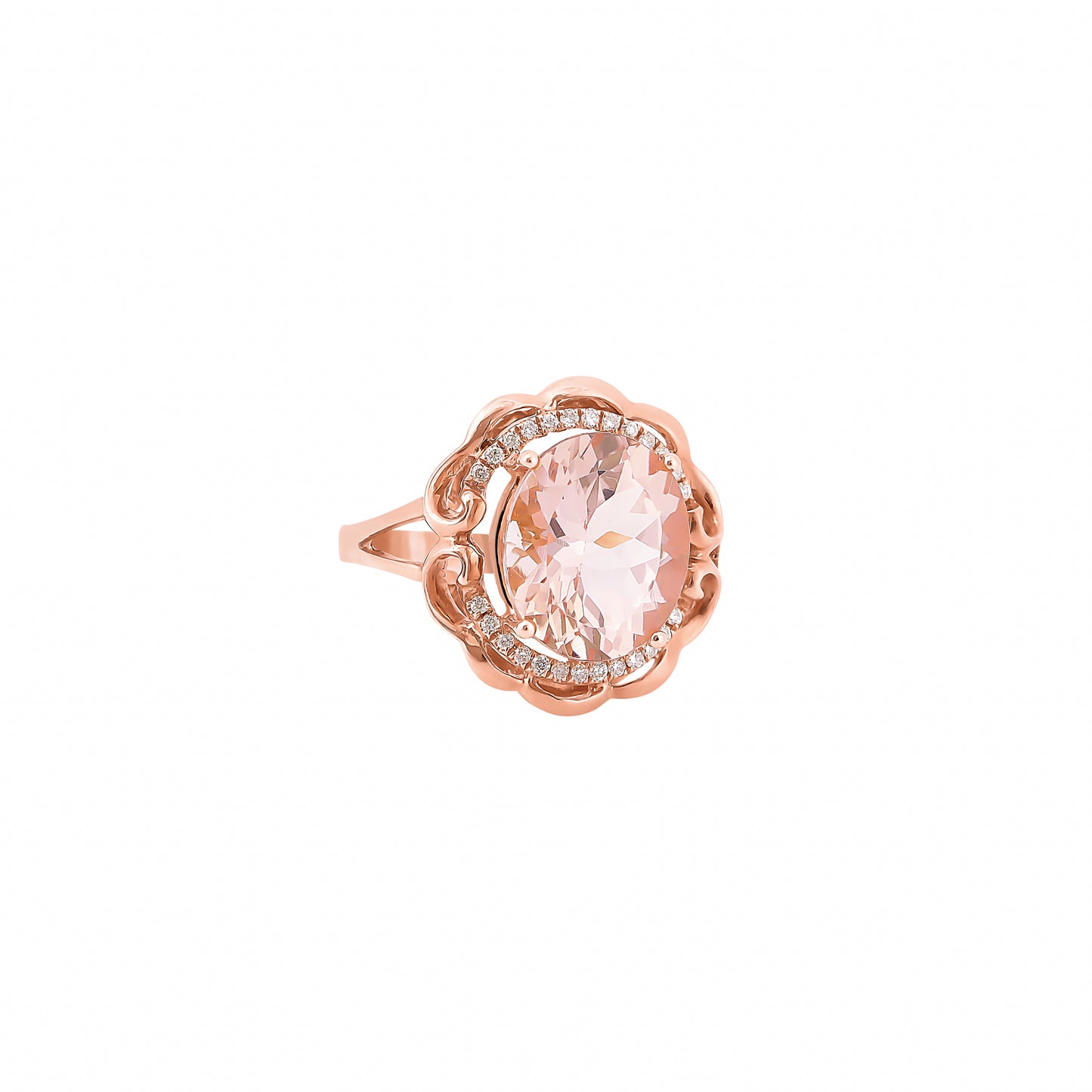 Morganite Classic Ring