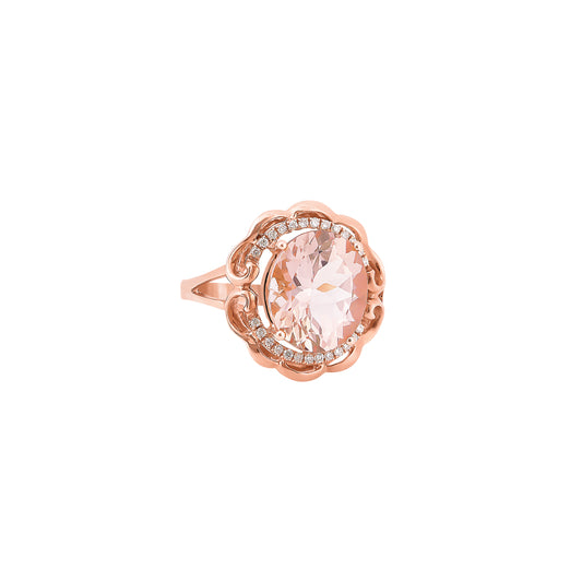 Morganite Classic Ring