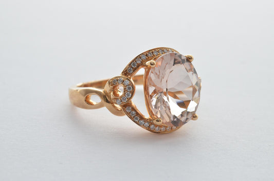 Morganite Classic Ring