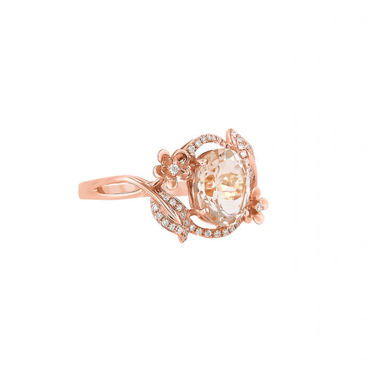 Morganite Classic Ring