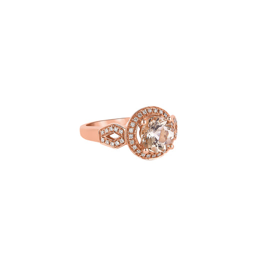 Morganite Classic Ring