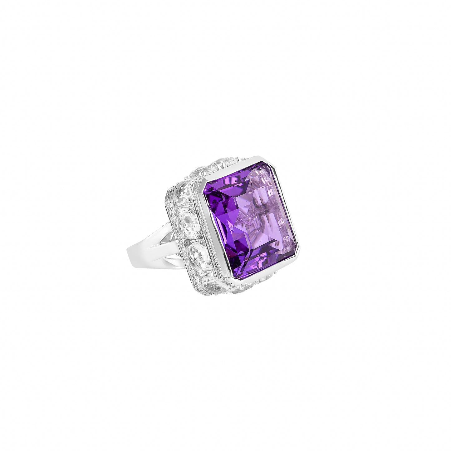 Amethyst Cocktail Ring