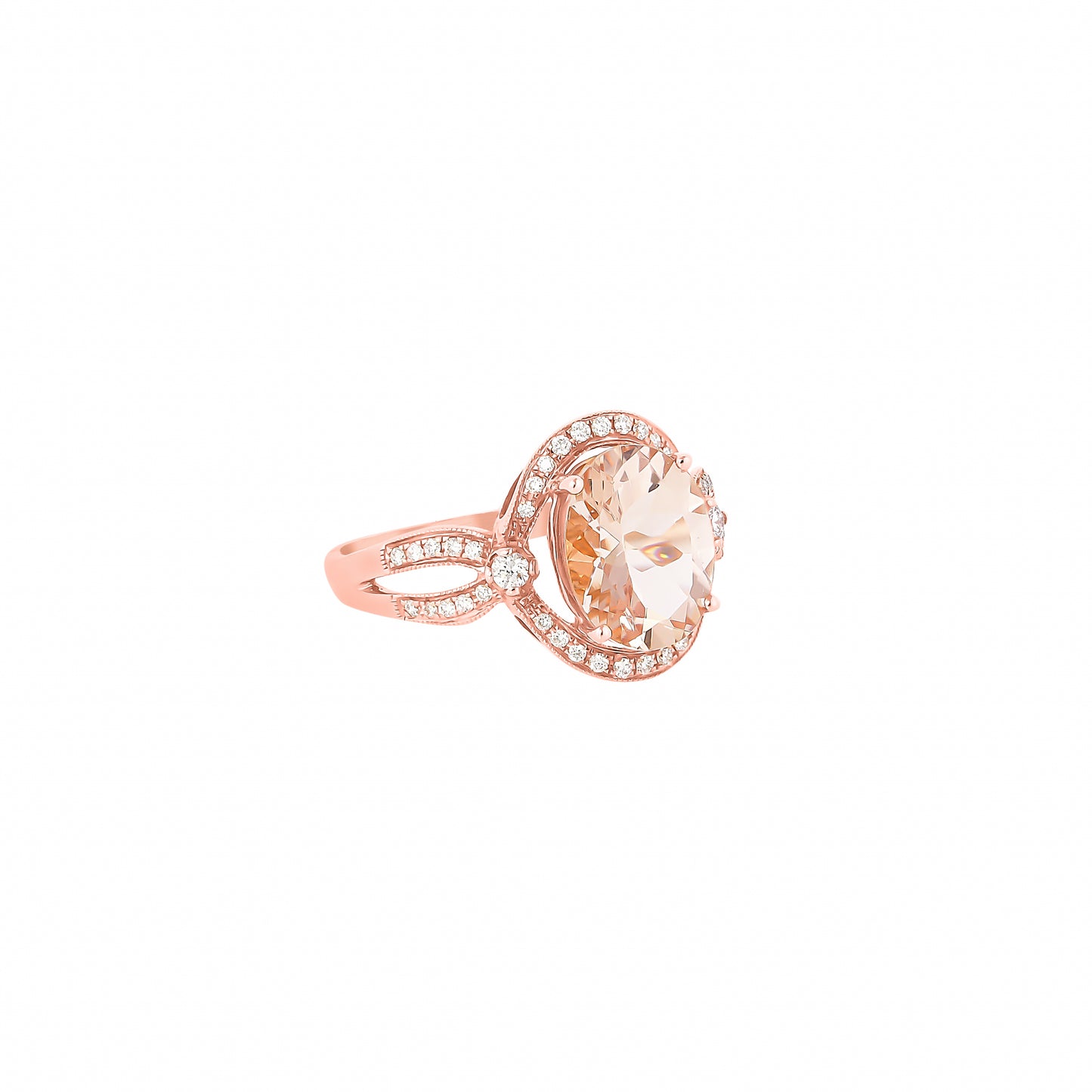 Morganite Classic Ring