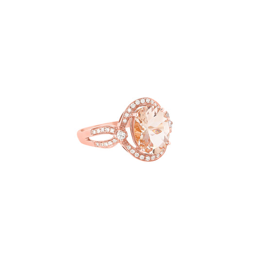 Morganite Classic Ring