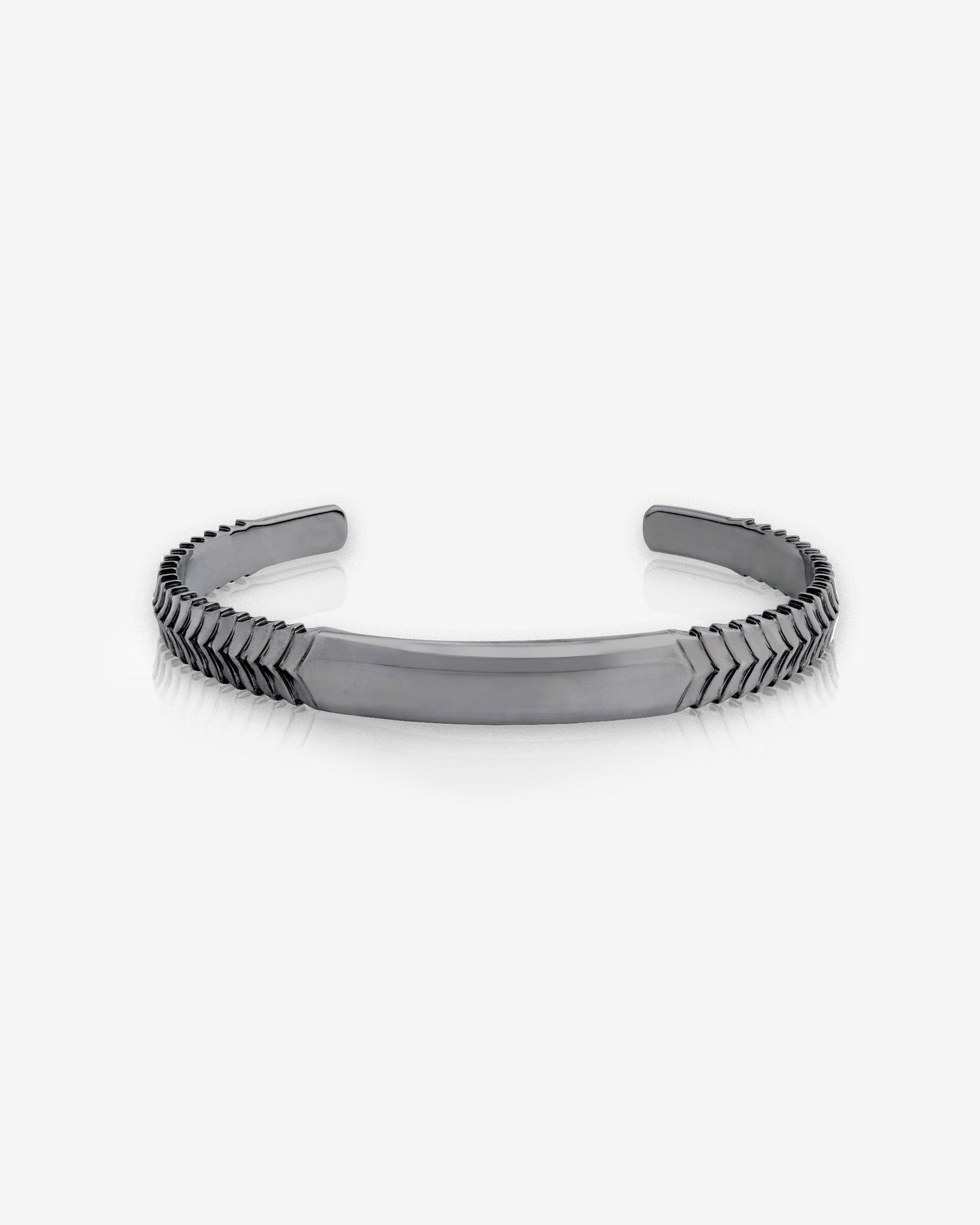 Herringbone Torque Cuff Bangle