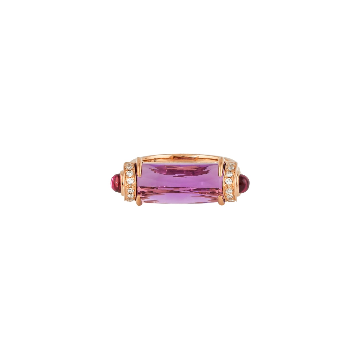 Amethyst Fancy Baguette Ring