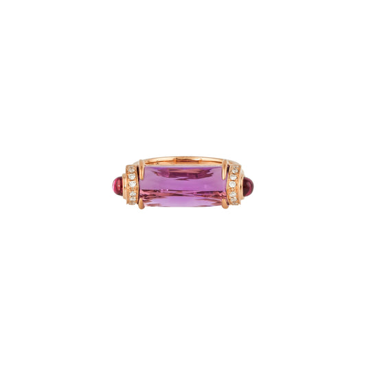 Amethyst Fancy Baguette Ring