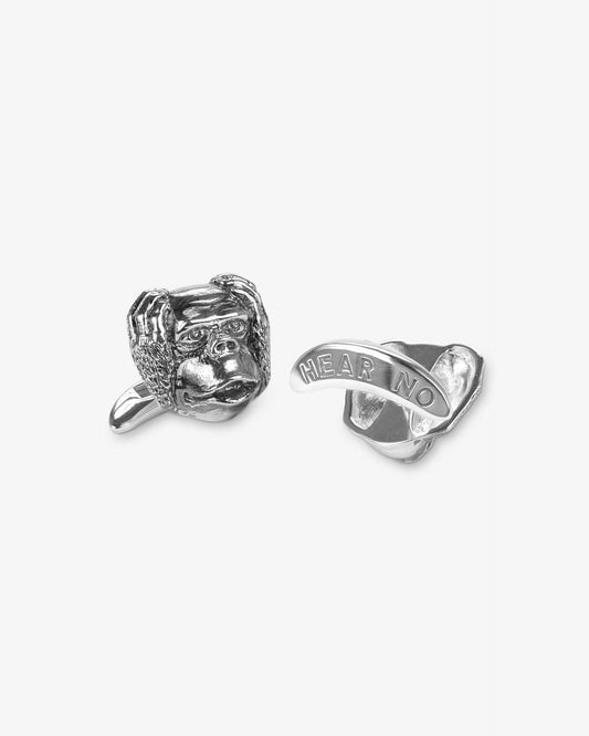 Hear No Evil Single Cufflink