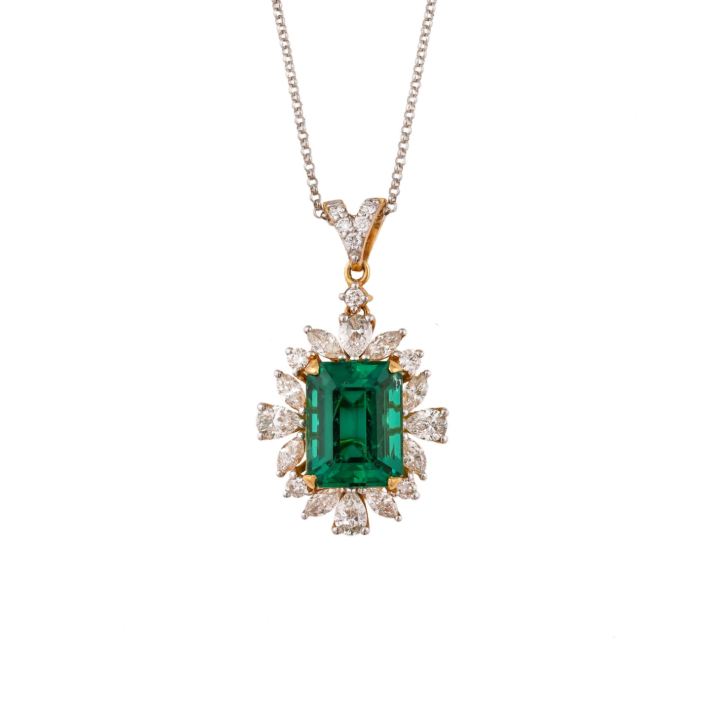 Emerald Regalia Pendant