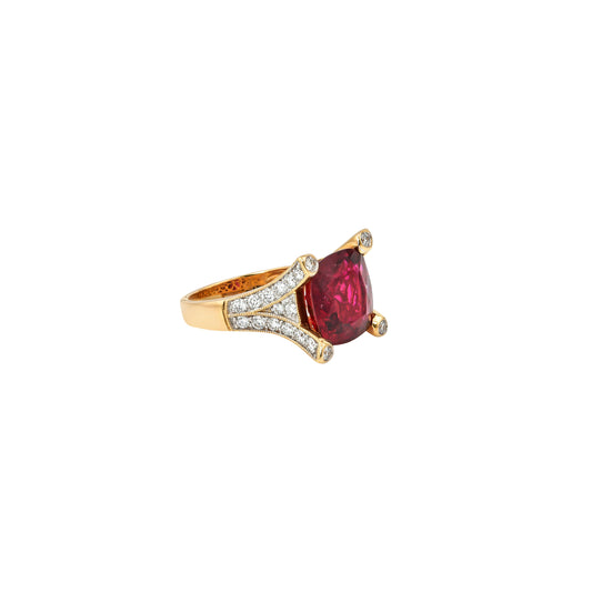 Rubelite Classic Ring