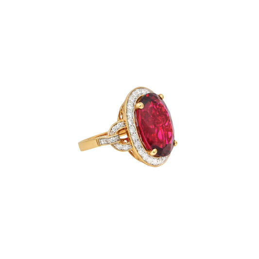 Rubelite Classic Ring