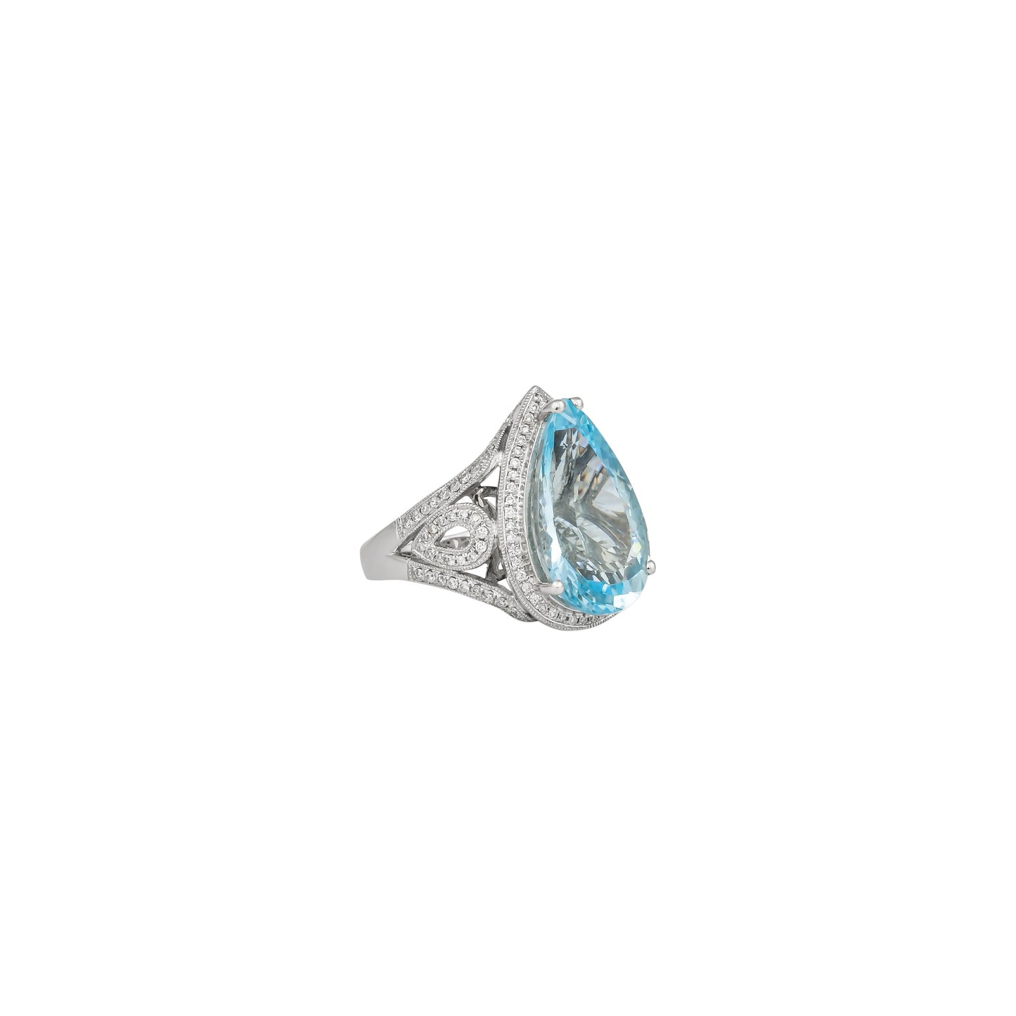 Aquamarine Classic Ring