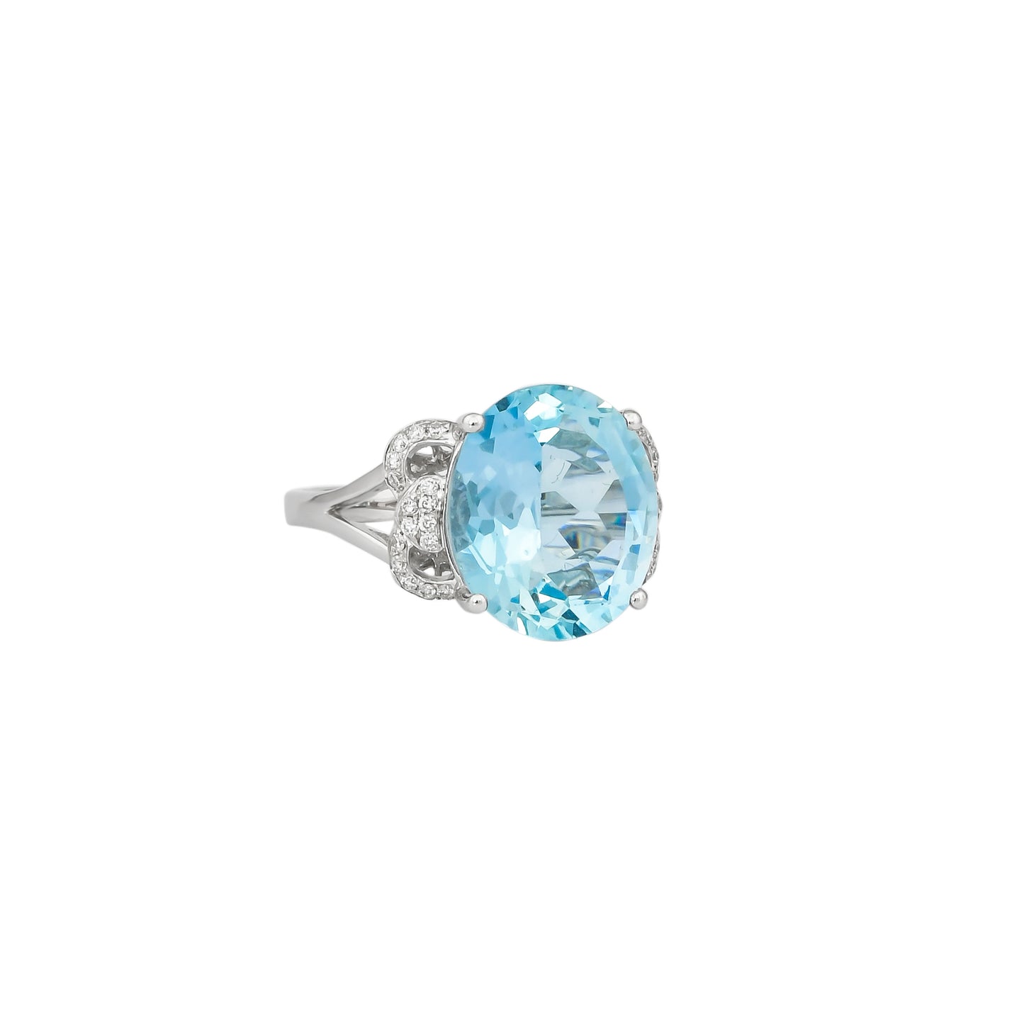 Aquamarine Classic Ring