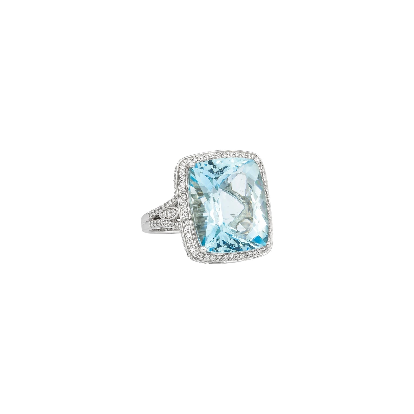 Aquamarine Classic Ring