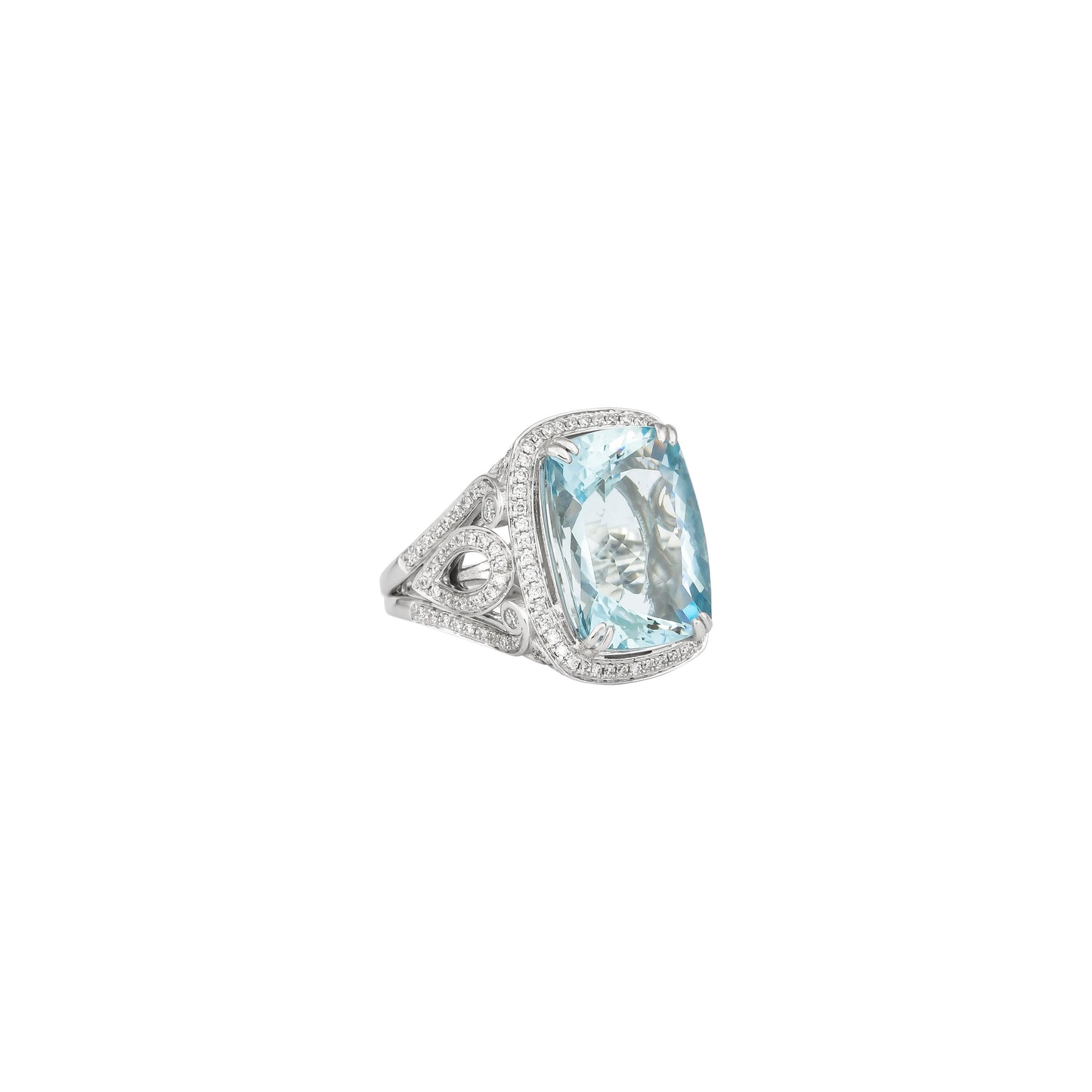 Aquamarine Classic Ring