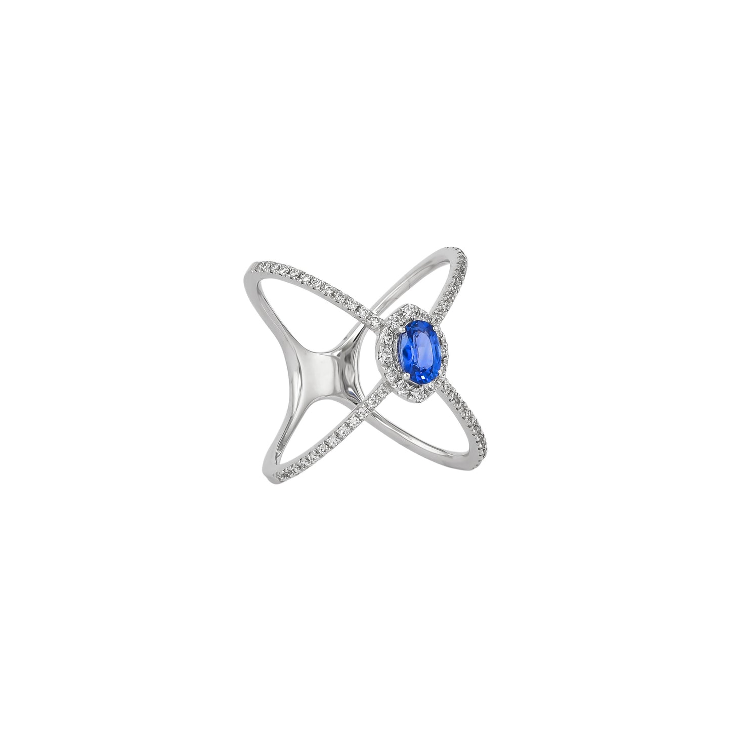 Blue Sapphire Designer Ring