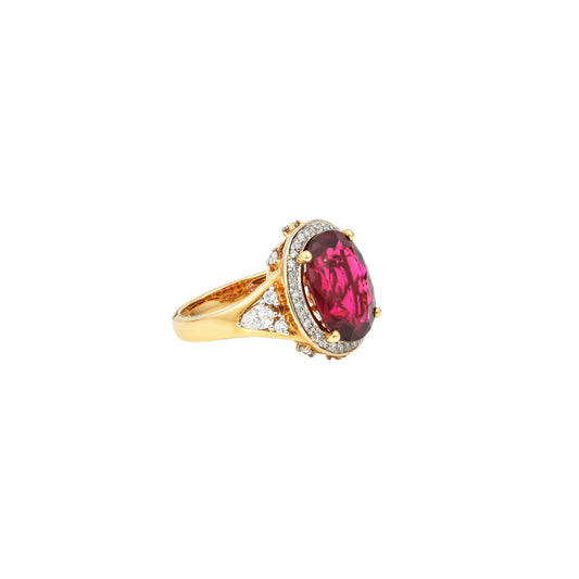 Rubelite Classic Ring