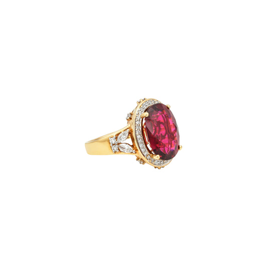 Rubelite Classic Ring