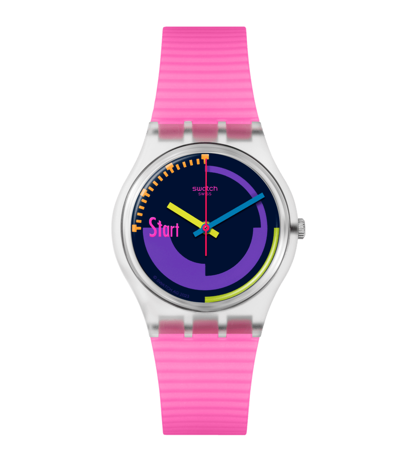 Neon Pink Podium Watch