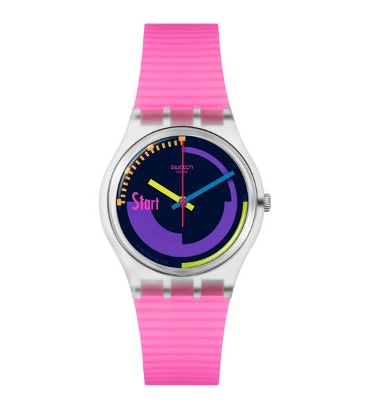 Neon Pink Podium Watch