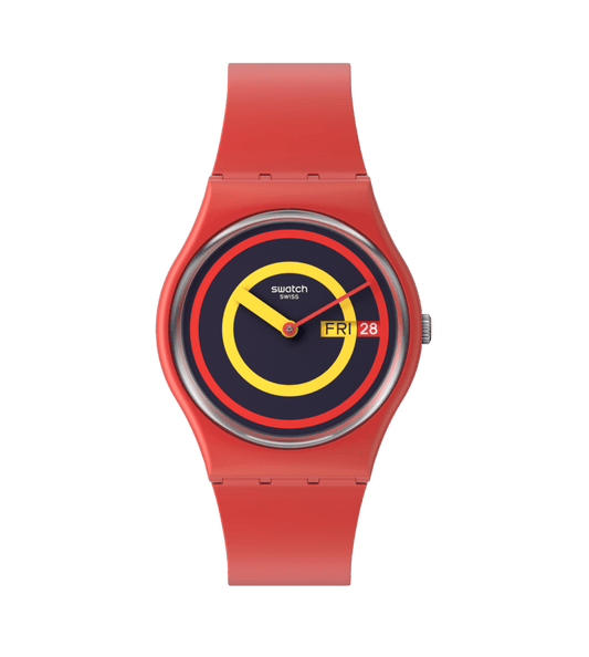 Concentric Red Watch