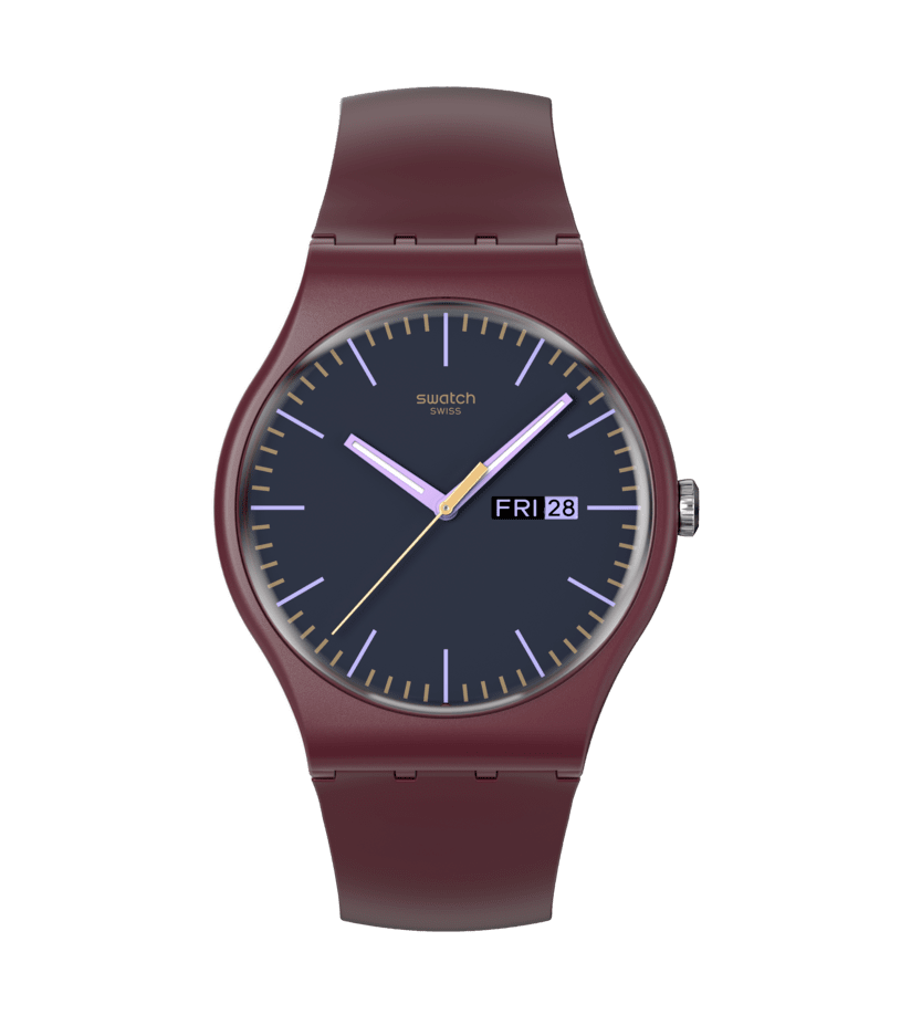 Burgundy Berry Watch