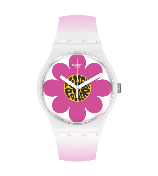 Flower Hour Watch