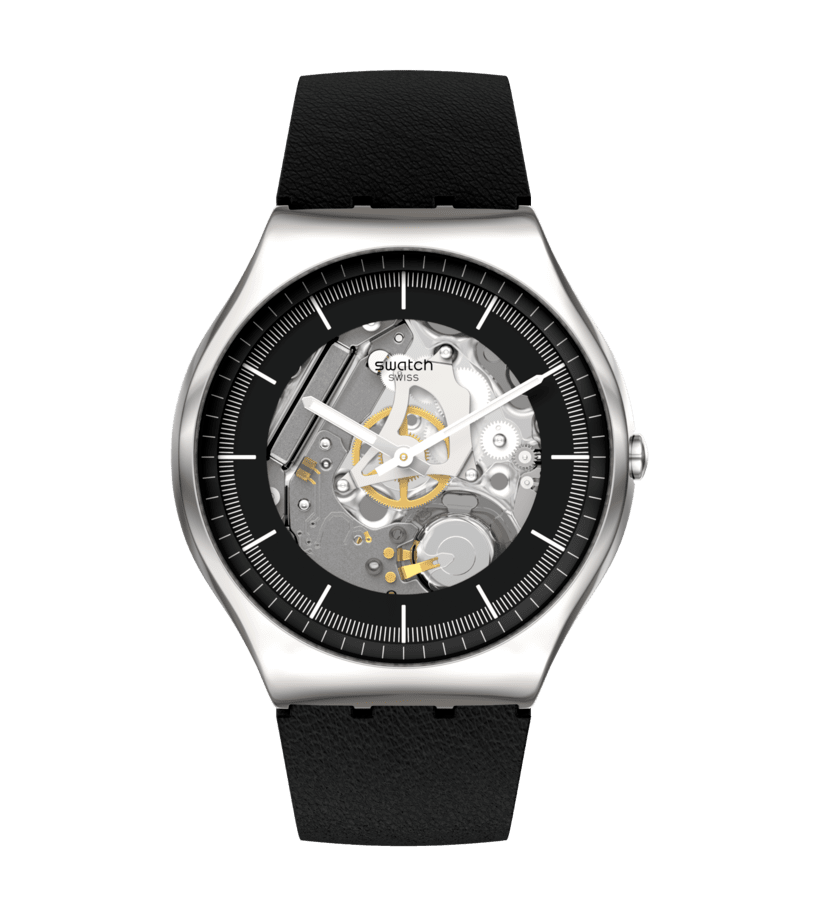 Black Skeleton Watch