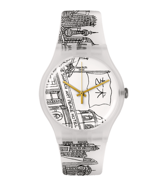 Black & White The Art Peace Hotel Watch