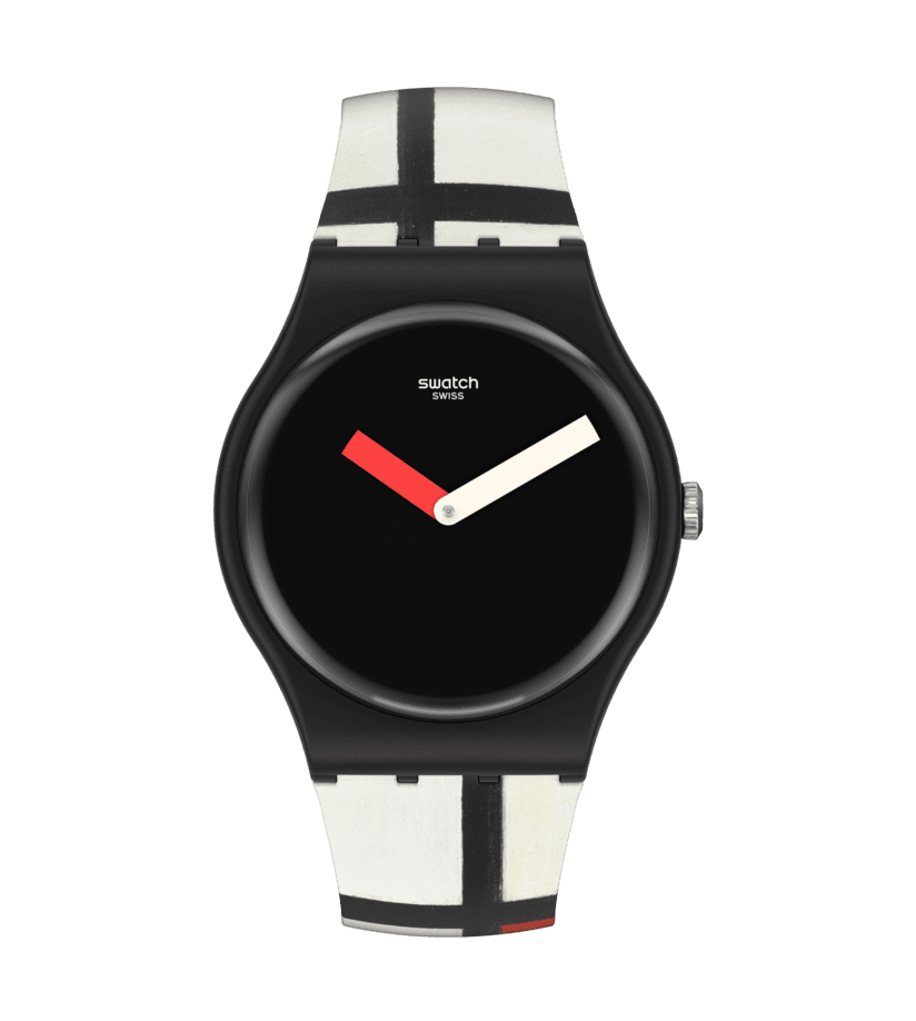 Red, Blue And White, By Piet Mondrian Watch