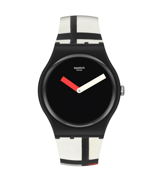 Red, Blue And White, By Piet Mondrian Watch