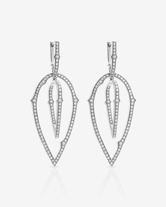 Stem 3D Hoop Earrings