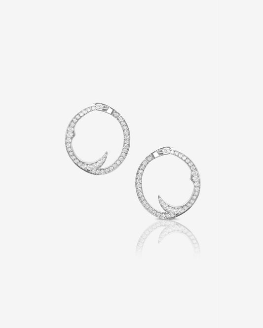 Stem Mini Hoop Earrings