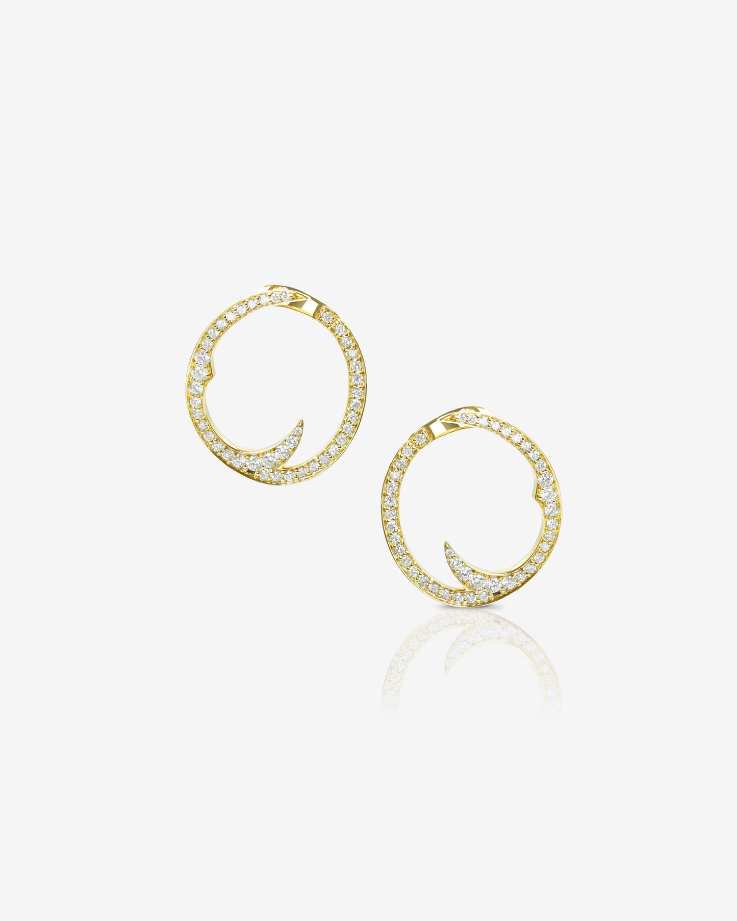 Stem Mini Hoop Earrings