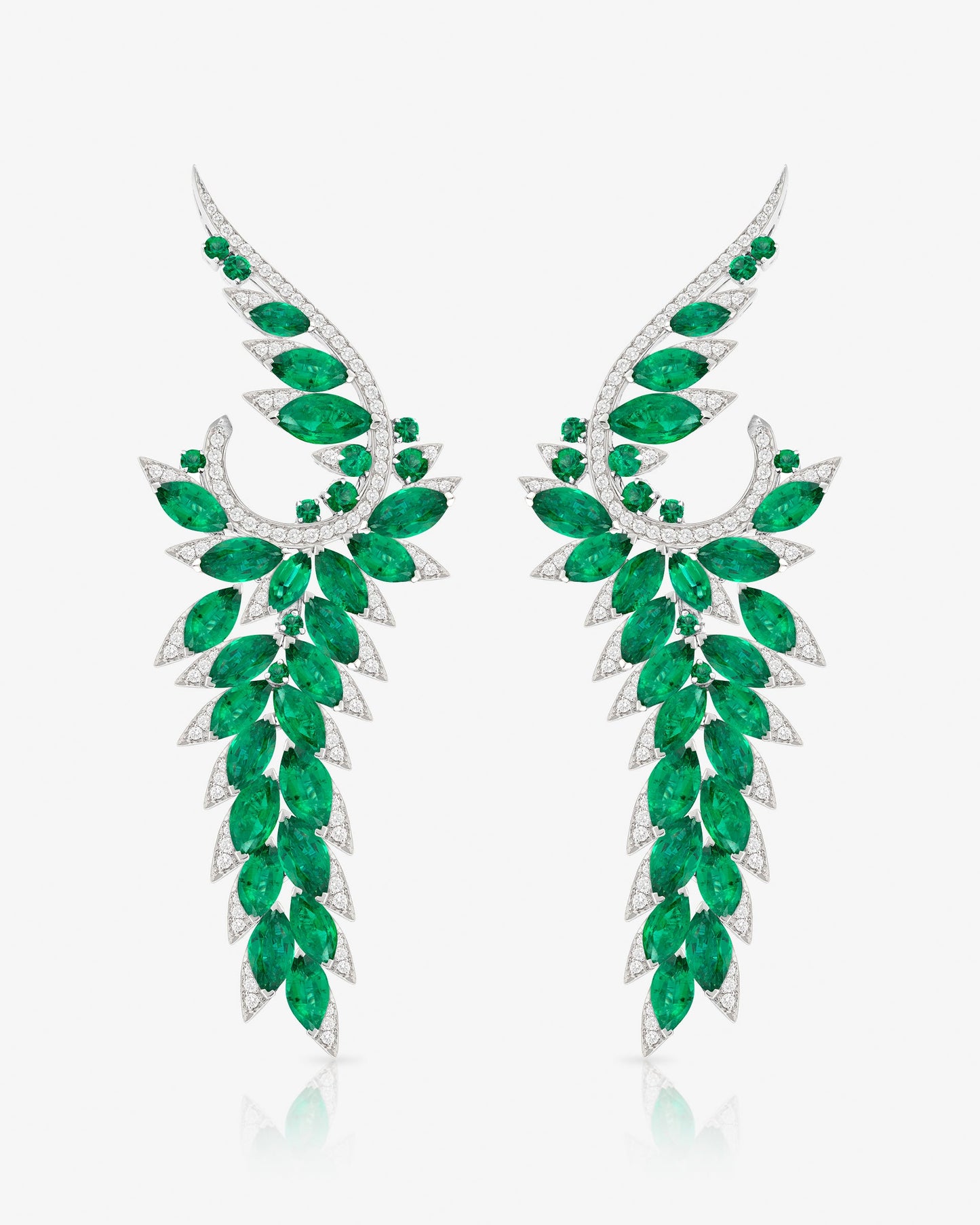 Magnipheasant Plumage Long Earrings