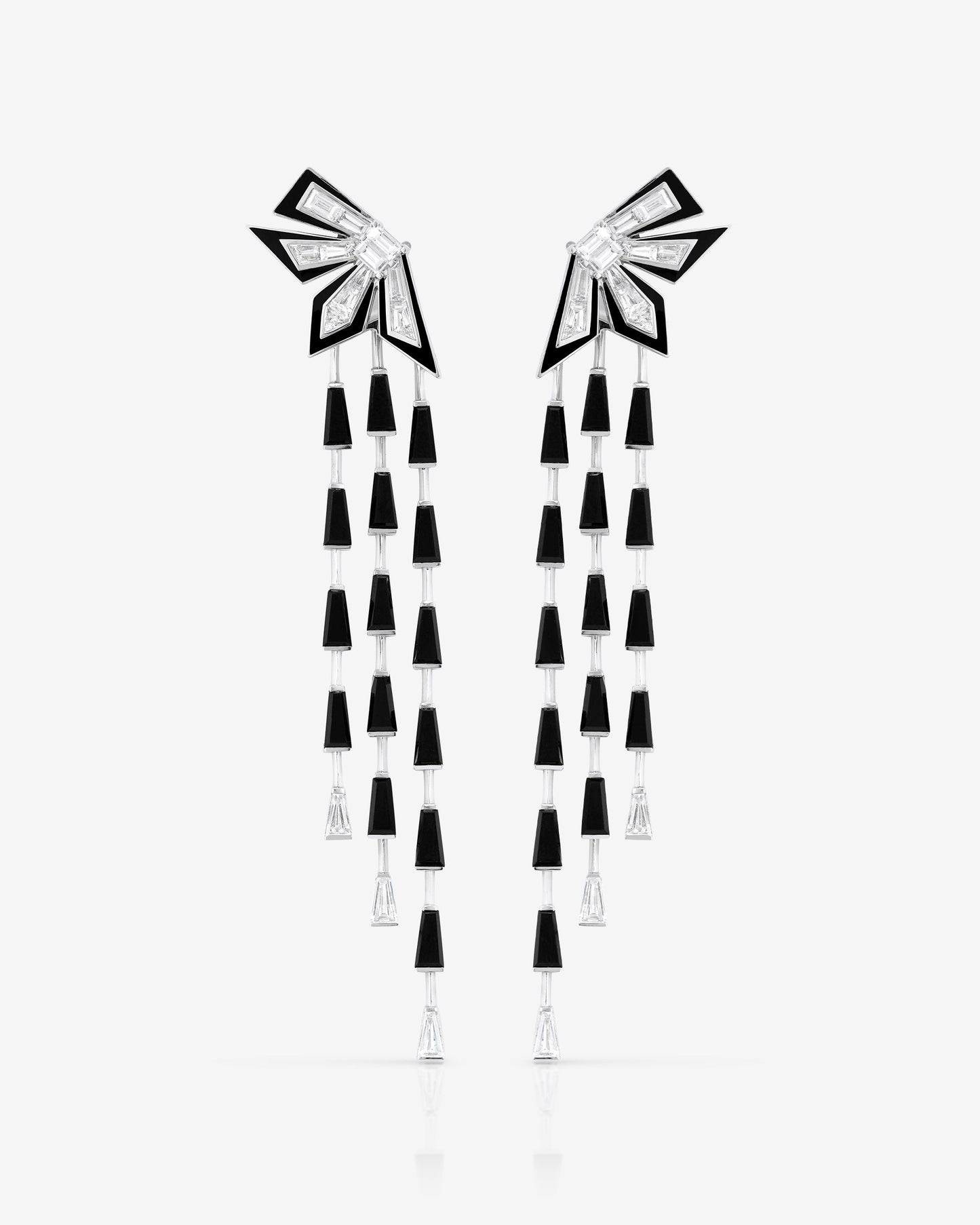 Dynamite Cascade Enamel Earrings