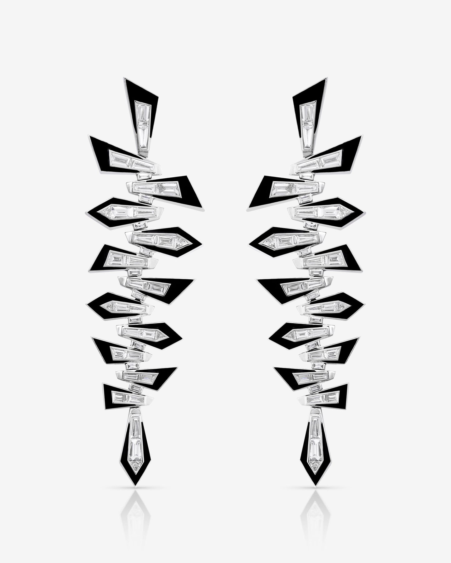 Dynamite Shattered Long Drop Earrings