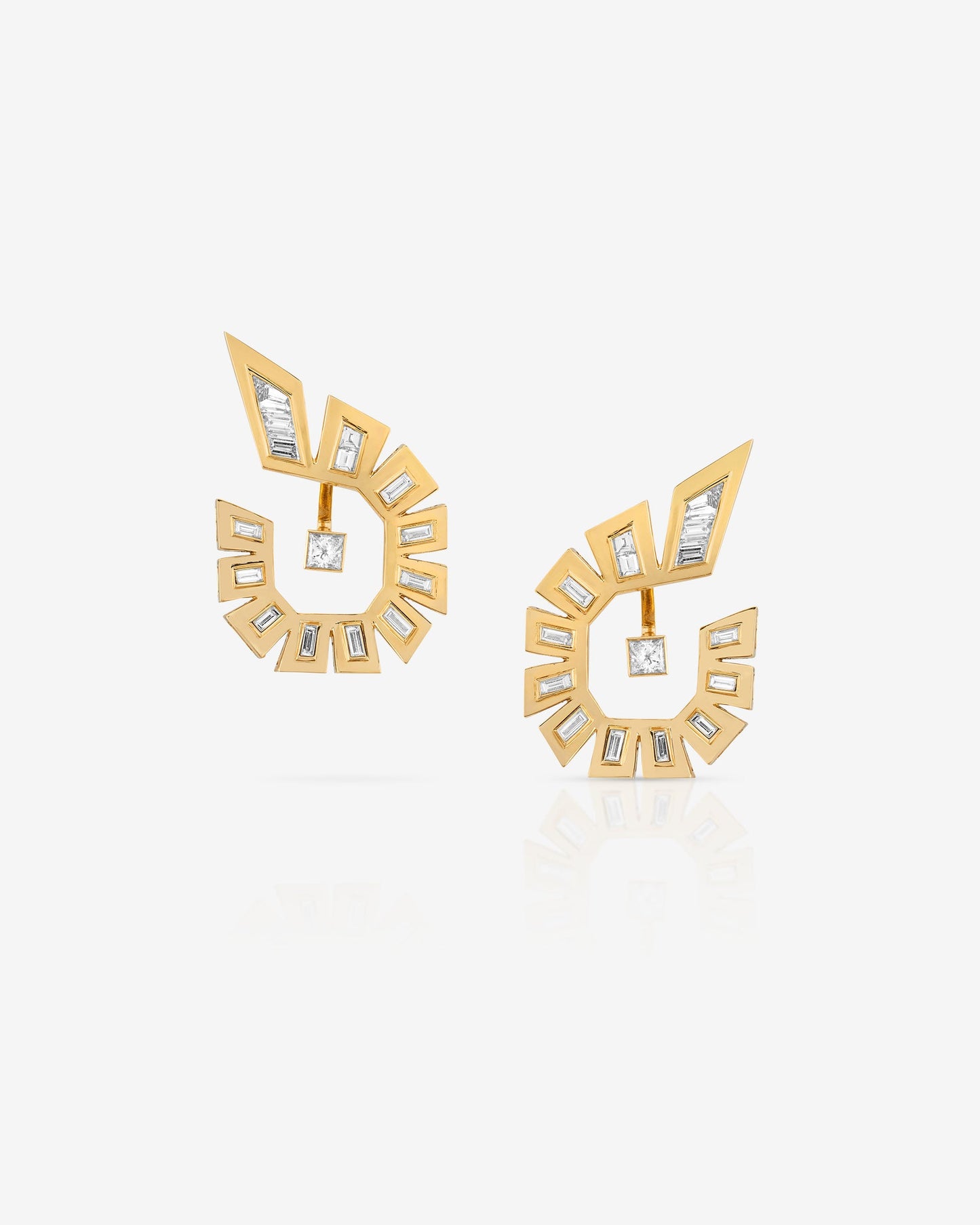 Dynamite Shattered Hoop Earrings