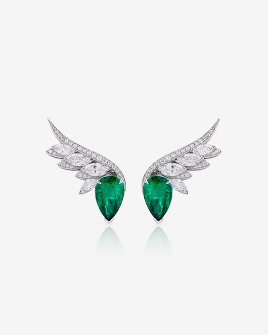 Magnipheasant Plumage Couture Earrings