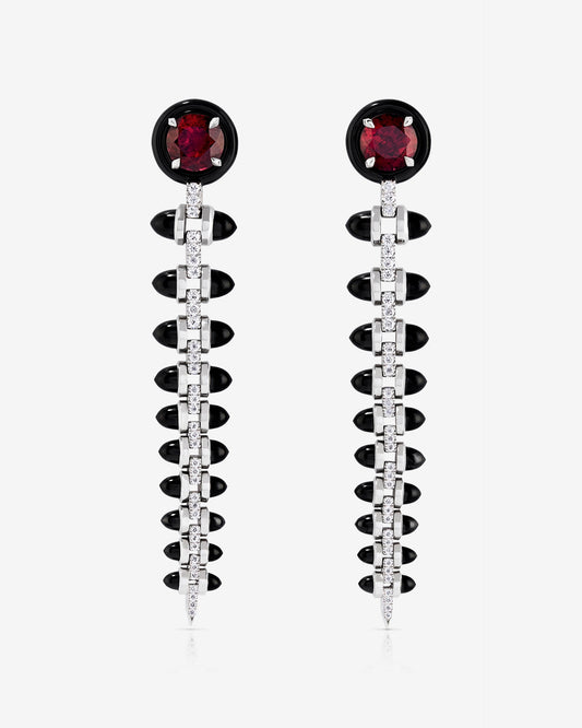 No Regrets Russian Roulette Earrings