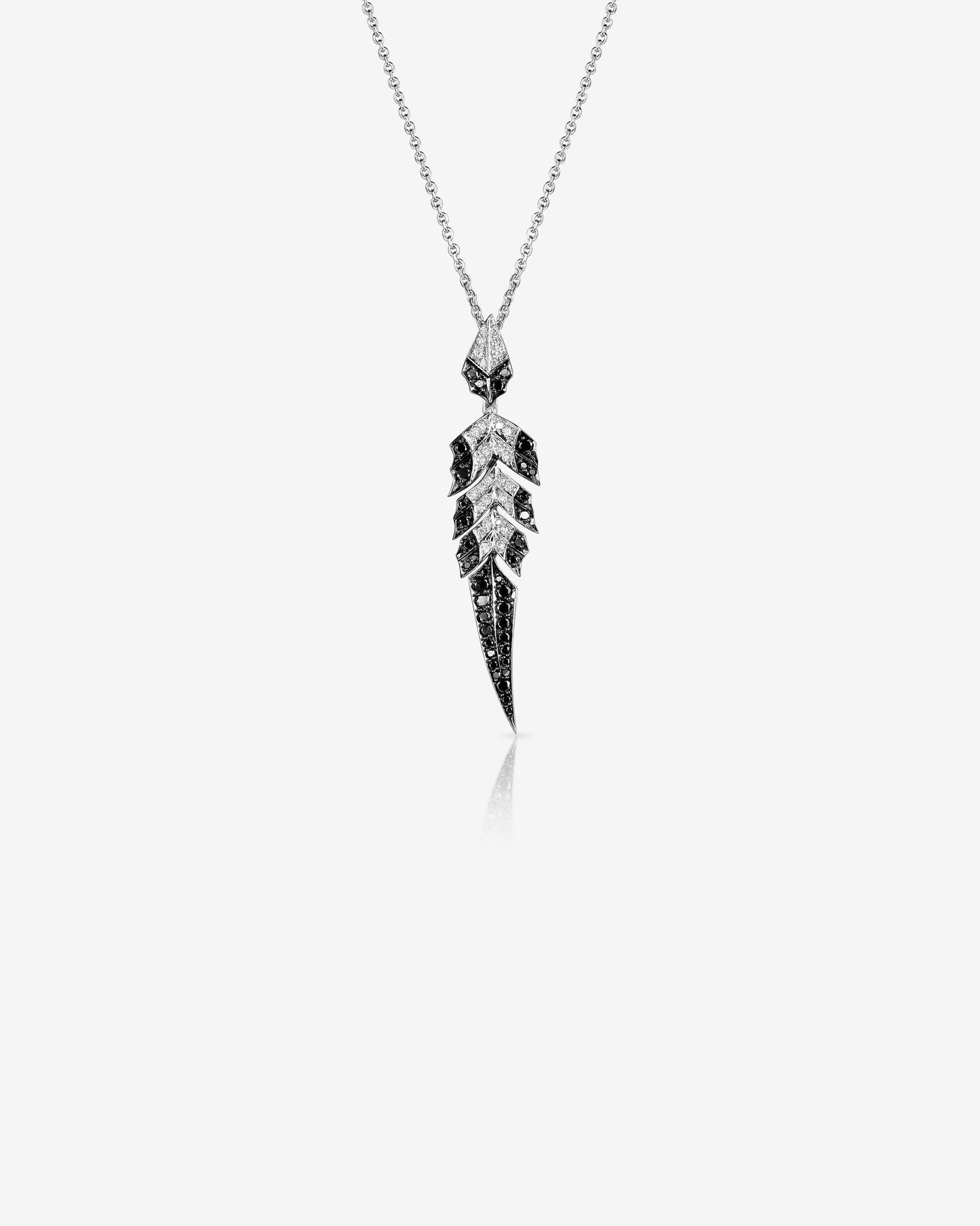 Magnipheasant Tail Feather Drop Pendant