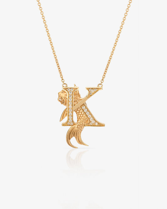 Fish Tales K is for Koi Carp Necklace