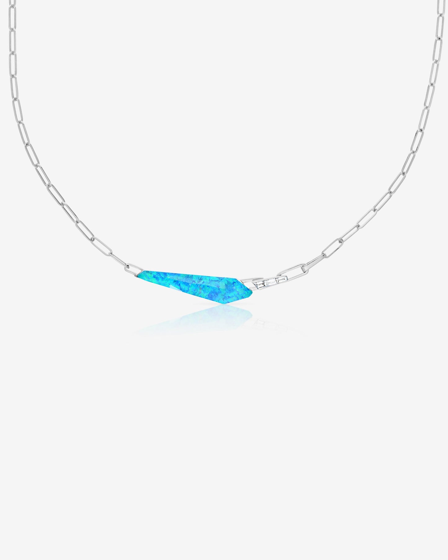 Crystal Haze Shard Slimline Linked Choker