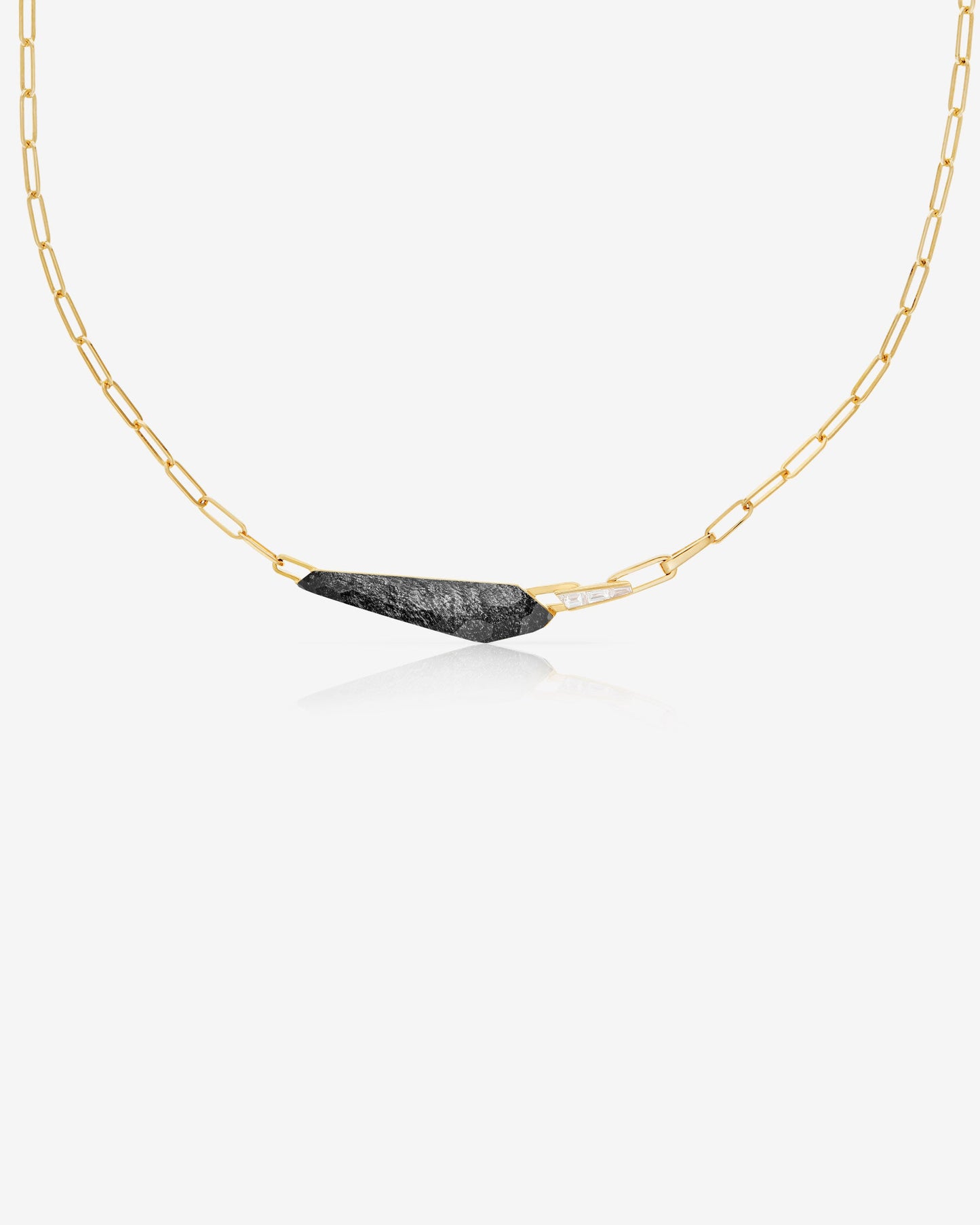 Crystal Haze Shard Slimline Linked Choker