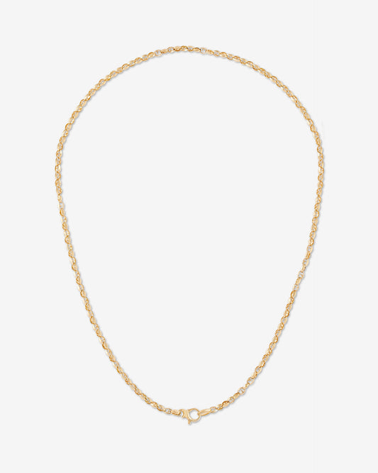 19" Classic Medium Link Gold Chain