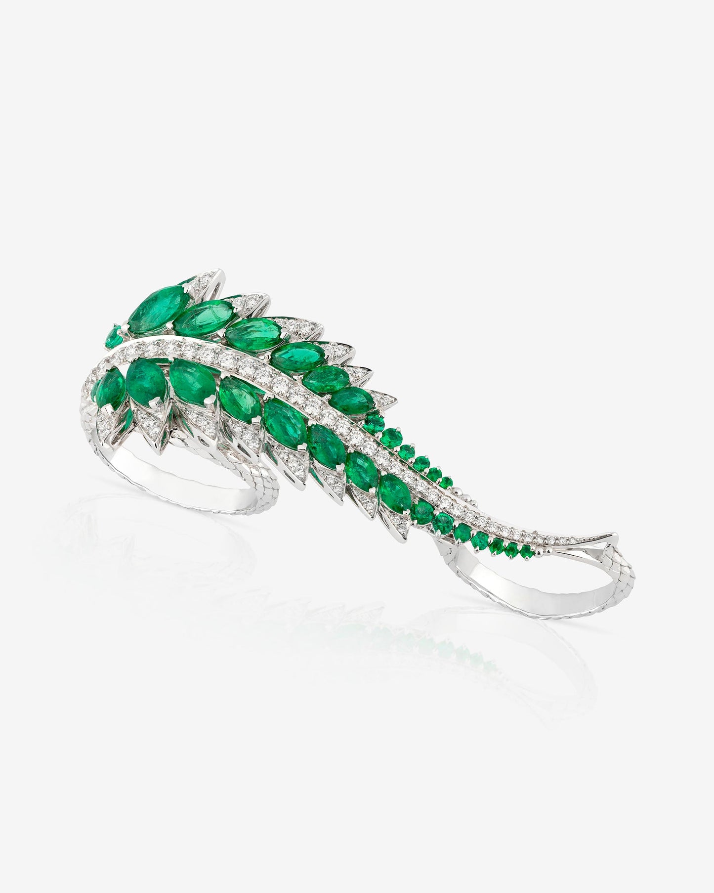 Magnipheasant Plumage Three Finger Ring