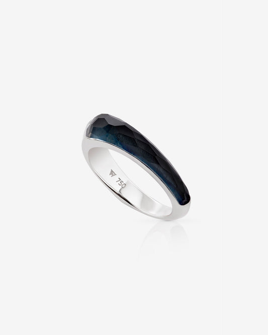 Crystal Haze Shard Slimline Stack Ring