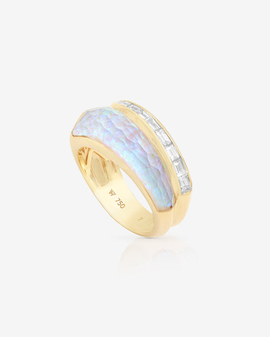 Crystal Haze Shard Slimline Ring