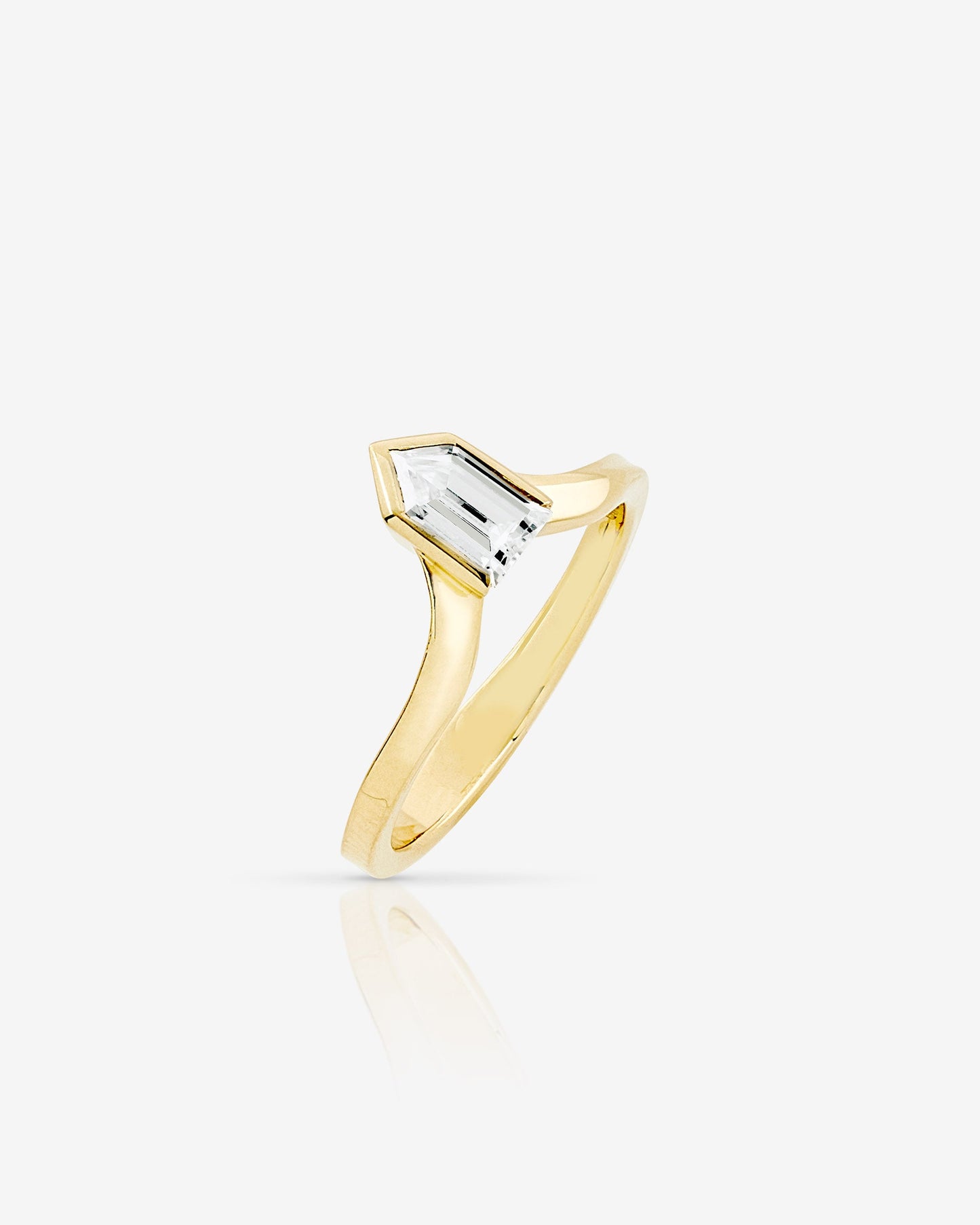 Skydiamond Momentum Solitaire Ring - Rocket