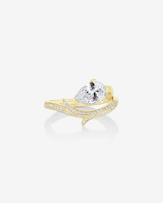 Thorn Floating Solitaire Ring